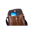 Τσαντάκι Ώμου Δερμάτινο Καφέ Bull Captain DJB 016