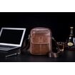 Τσαντάκι Ώμου Δερμάτινο Καφέ Bull Captain DJB 016