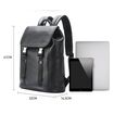 Δερμάτινο Σακίδιο πλάτης Αντικλεπτικό 24L Laptop 15,6” Bopai 61-123391 μαύρο