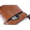 Δερμάτινο τσαντάκι ώμου Bull Captain  DJB 666 καφέ