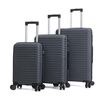 Σετ 3 Βαλίτσες Amber Ανθρακί AM1015