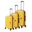 Σετ 3 Βαλίτσες με Προέκταση BENZI Κίτρινο BZ5710