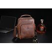 Δερμάτινο τσαντάκι ώμου Bull Captain  DJB 0500-L καφέ