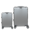 Σετ Βαλίτσες Αλουμινίου Καμπίνας &amp; Μεγάλη Newcom N1526 ασημί
