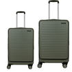 Βαλίτσες σετ Newcom (ABS+PC) μικρή μεσαία N1605 green