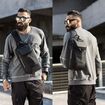 Τσαντάκι ώμου χιαστί crossbody Bange 7082 μαύρο