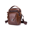 Τσαντάκι Ώμου Δερμάτινο Καφέ Bull Captain DJB 041