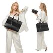 Γυναικείο σετ τσάντας ώμου/χειρός φορητού υπολογιστή Lovevook 15,6'' WB3024 black