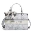 Γυναικεία Τσάντα Χειρός Foxer 9165028F ασημί