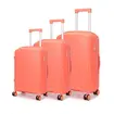Σετ 3 Βαλίτσες με Προέκταση AMBER Peach Red AM1017