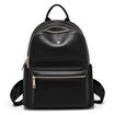 Δερμάτινo Γυναικείo Σακίδιο Πλάτης Foxer 9111059F μαύρο