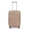 Σετ 3 Βαλίτσες με Προέκταση AMBER Μόκα AM1018