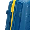 Βαλίτσα Καμπίνας Με Προέκταση AMBER (55x38x20-25cm) Μπλε AM1017