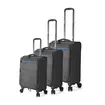 Σετ 3 Βαλίτσες με προέκταση BENZI Γκρι BZ5826