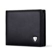 Δερμάτινο Ανδρικό πορτοφόλι William Polo 213 black
