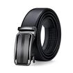 Ανδρική Ζώνη Δερμάτινη William Polo P24PD μαύρο - 1-10cm