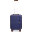 Βαλίτσα σκληρή Newcom N1596 (PP) καμπίνας 56x22x37 cm μπλε