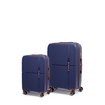 Βαλίτσα σκληρή Newcom N1596 (PP) μικρή μεσαία 56x22x37 cm + 67x22,5x43 cm μπλε