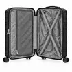 Βαλίτσα Καμπίνας Με Προέκταση AMBER AM1020 (55x35x22-27 cm) Μαύρο