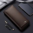 Δερμάτινο Ανδρικό πορτοφόλι William Polo 219 brown