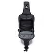 Τσαντάκι ώμου χιαστί crossbody Bange 7210 μαύρο