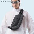Τσαντάκι ώμου χιαστί crossbody Bange 7312 μαύρο