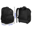 Σακίδιο πλάτης Τροχήλατο  45L Laptop 18” Matein 1178 μαύρο
