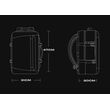 Σακίδιο πλάτης 29L Laptop 15,6” Bange 2892 μαύρο