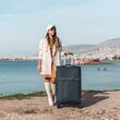 Βαλίτσα trolley Cardinal μεγάλη 3800/70cm σκούρο μπλέ