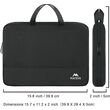 Υφασμάτινος Χαρτοφύλακας Matein 15,6  laptop 5L 1025 μαύρο