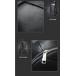 Δερμάτινο τσαντάκι crossbody Bopai 11-122901 μαύρο