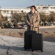 Βαλίτσα trolley Caterpillar μικρή μεσαία 83688-01 60/70cm μαύρο