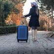 Βαλίτσα trolley Cardinal μεσαία 2013/60cm σκούρο μπλέ