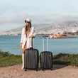 Βαλίτσα trolley Cardinal μικρή μεσαία 2012 50/60 cm μαύρη