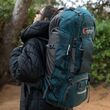 Σακίδιο ορειβασίας αδιάβροχο Ταξιδιού 60L Camping 1488 Πετρόλ