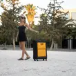Βαλίτσα Μεγάλη Υφασμάτινη 23+ κιλών Newcom N1618/70 yellow