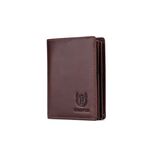 Δερμάτινο πορτοφόλι Bull Captain QB-027 καφέ