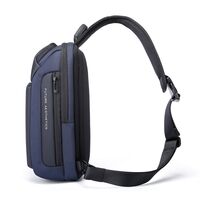 Τσαντάκι ώμου χιαστί crossbody Bange 7566 μπλέ