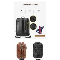 Δερμάτινο σακίδιο πλάτης/Σακ βουαγιάζ Cardinal 32L 7510 coffee