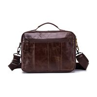 Δερμάτινος χαρτοφύλακας Bull captain DJB 036 καφέ