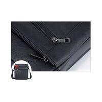 Τσαντάκι Ώμου Δερμάτινο Μαύρο Cardinal 7604