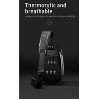 Τσαντάκι ώμου χιαστί crossbody Bange 7213 μαύρο