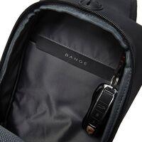 Τσαντάκι ώμου χιαστί crossbody Bange 7210 μαύρο