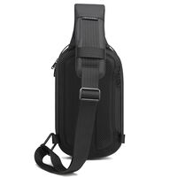 Τσαντάκι ώμου χιαστί crossbody Bange 7256 μαύρο