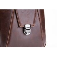 Δερμάτινο τσαντάκι body Bull Captain XB 110 σκούρο καφέ