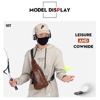 Δερμάτινο τσαντάκι body Bull Captain XB 126 καφέ