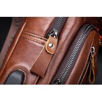 Δερμάτινο τσαντάκι body Bull Captain XB 129 καφέ