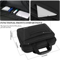 Υφασμάτινος Χαρτοφύλακας Ytonet 15,6  laptop 7,2L 1098 μαύρο