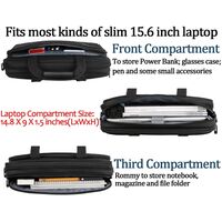 Υφασμάτινος Χαρτοφύλακας Matein 15,6  laptop 12L 1106 μαύρο