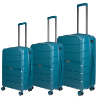 Βαλίτσες trolley Επεκτάσιμη Elusive (σέτ 3 τεμαχίων) Cardinal (PP) 2016 πετρόλ